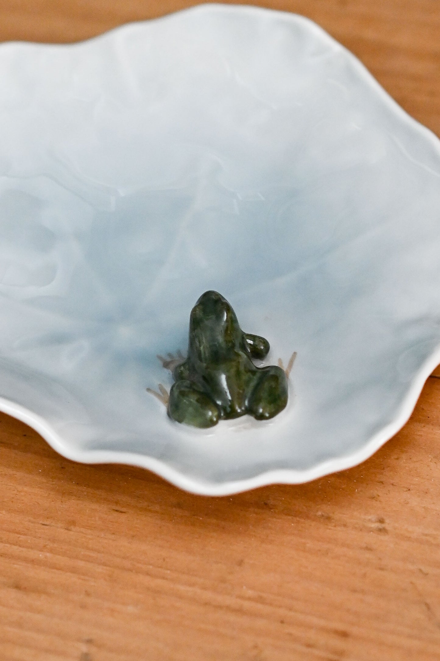 Vintage Royal Copenhagen small ceramic dish with frog