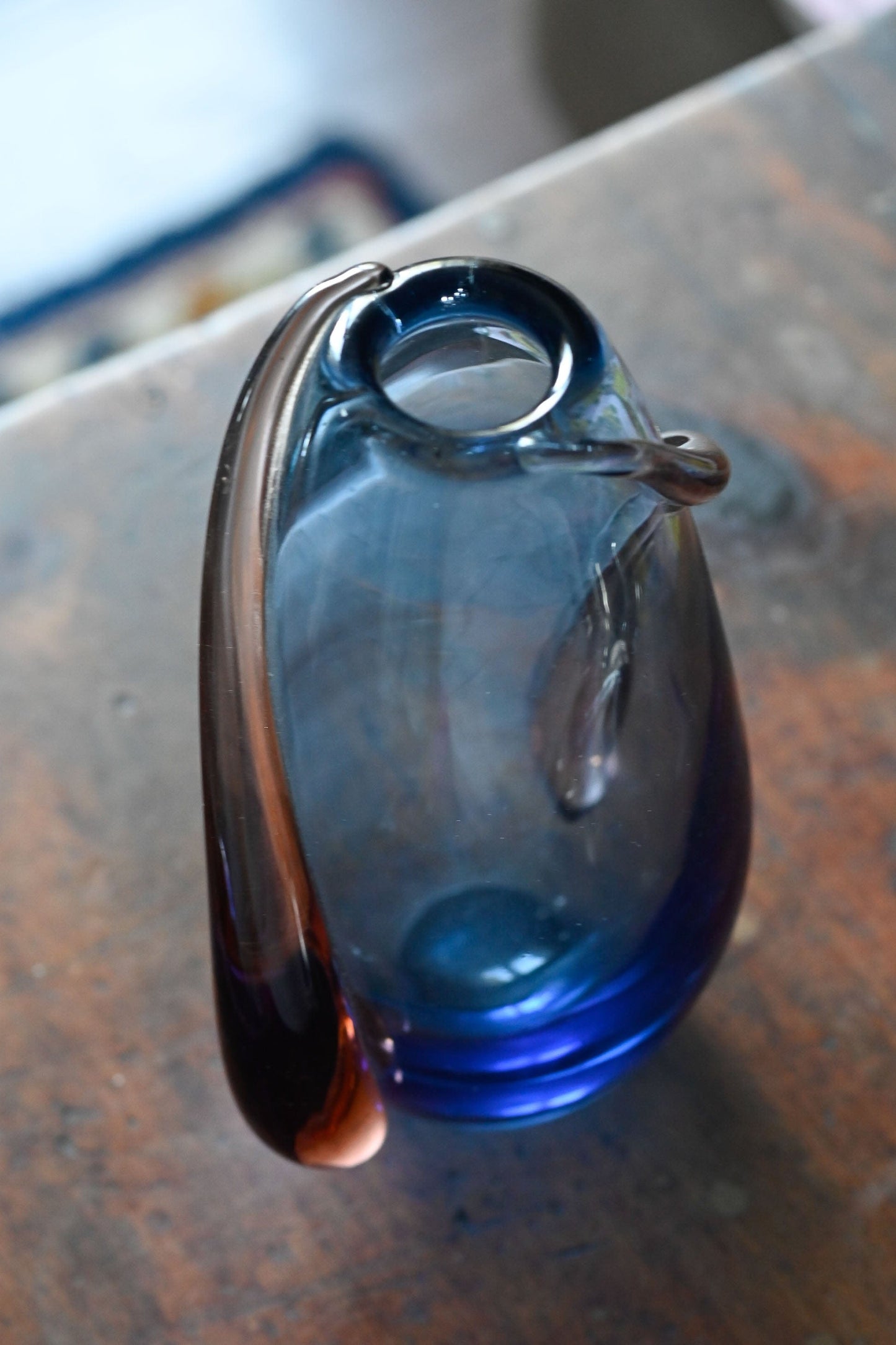 Vintage Hana Machovska art glass vase