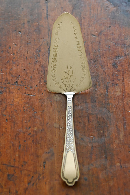 Vintage Devon EPNS silverplate cake slide/server