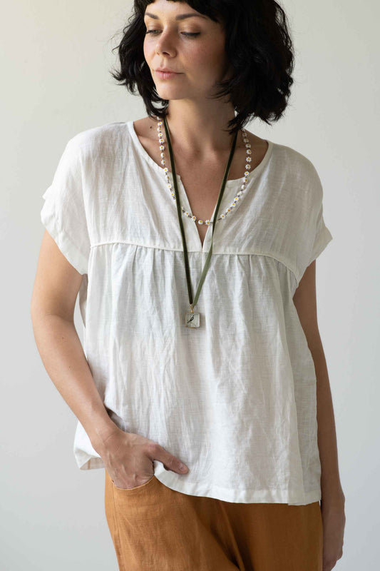Julia top Warm White