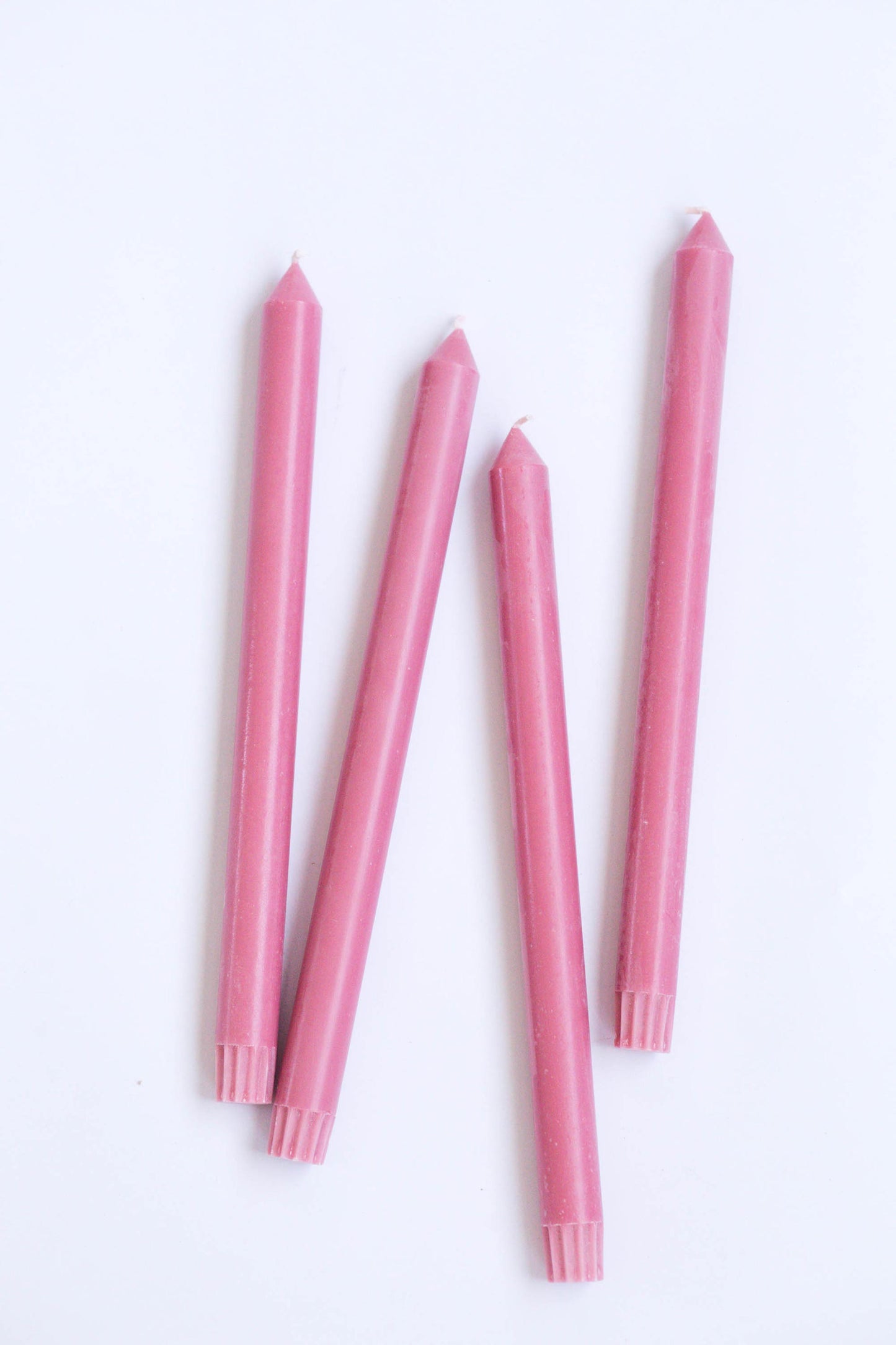 Eco Dinner Candle in Dusty Pink