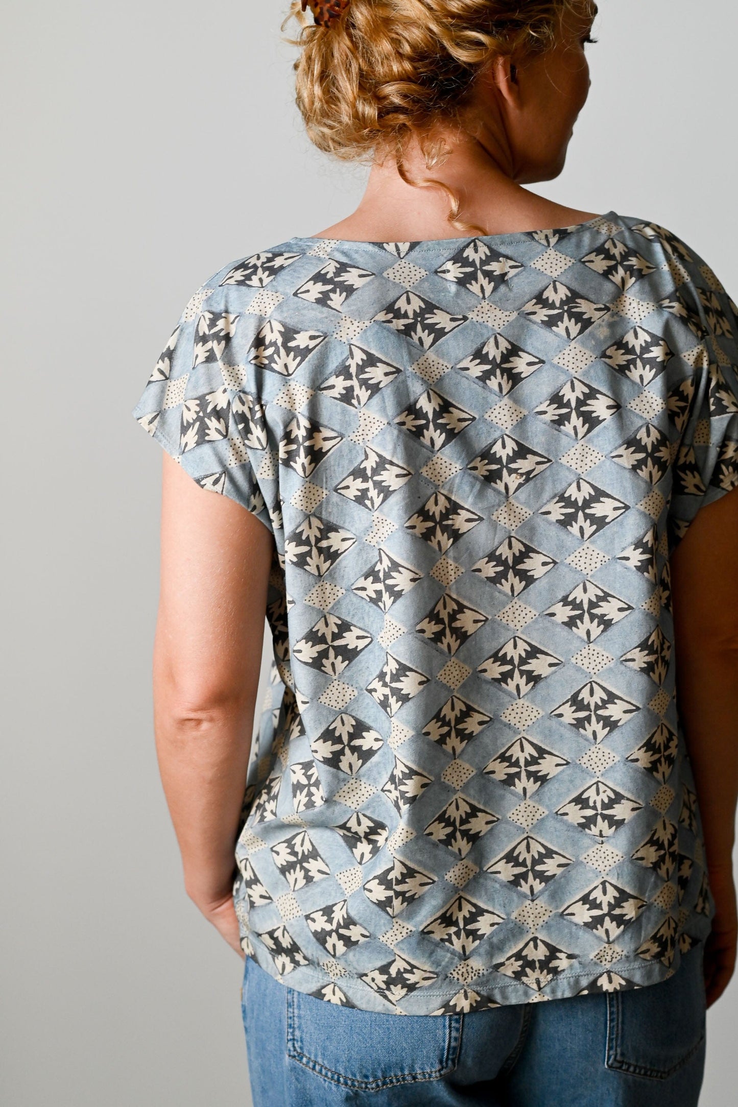 Eleanor tee Diamond in organic cotton