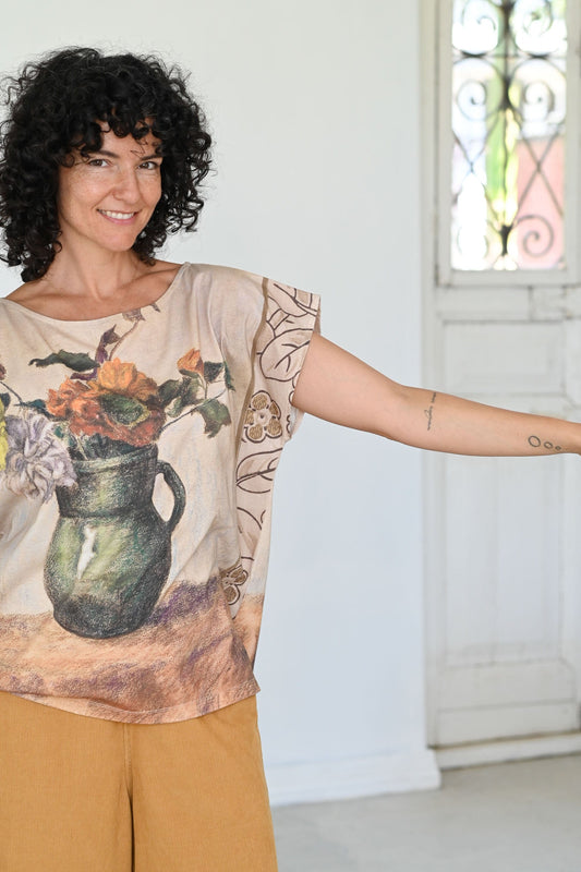 Eleanor Organic Cotton Tee Fleur