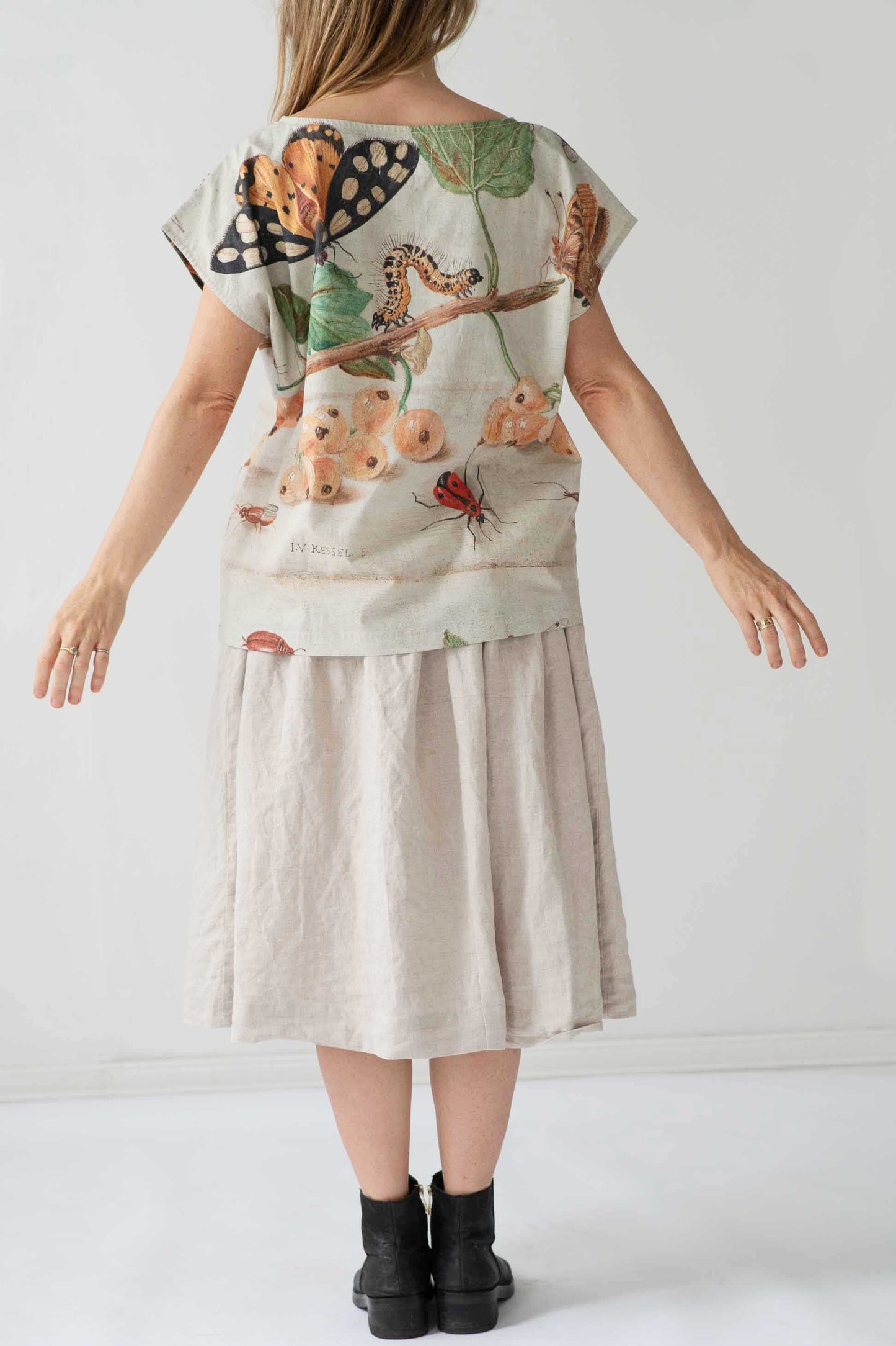 Eleanor Top in Insects print