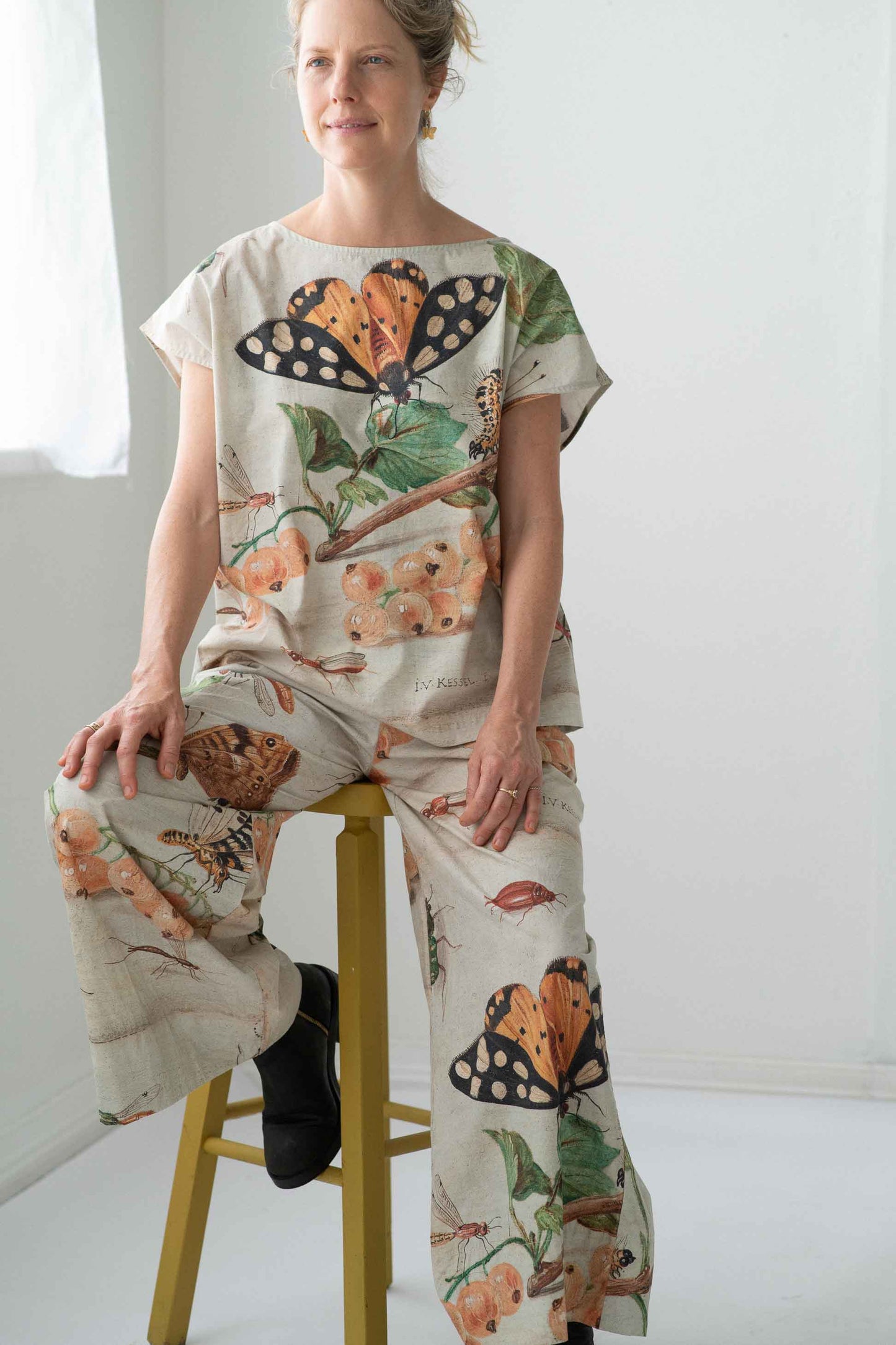 Eleanor Top in Insects print