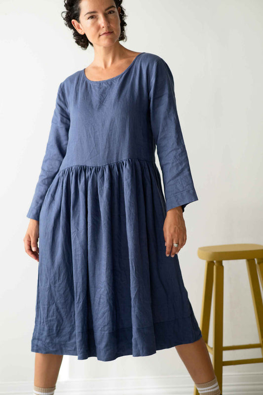 Eliza dress Indigo