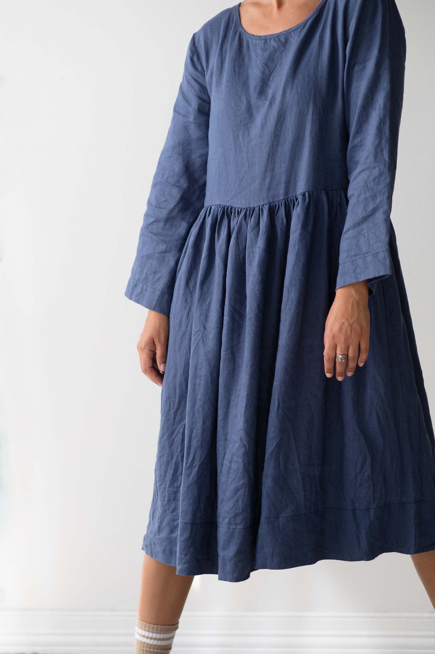 Eliza dress Indigo