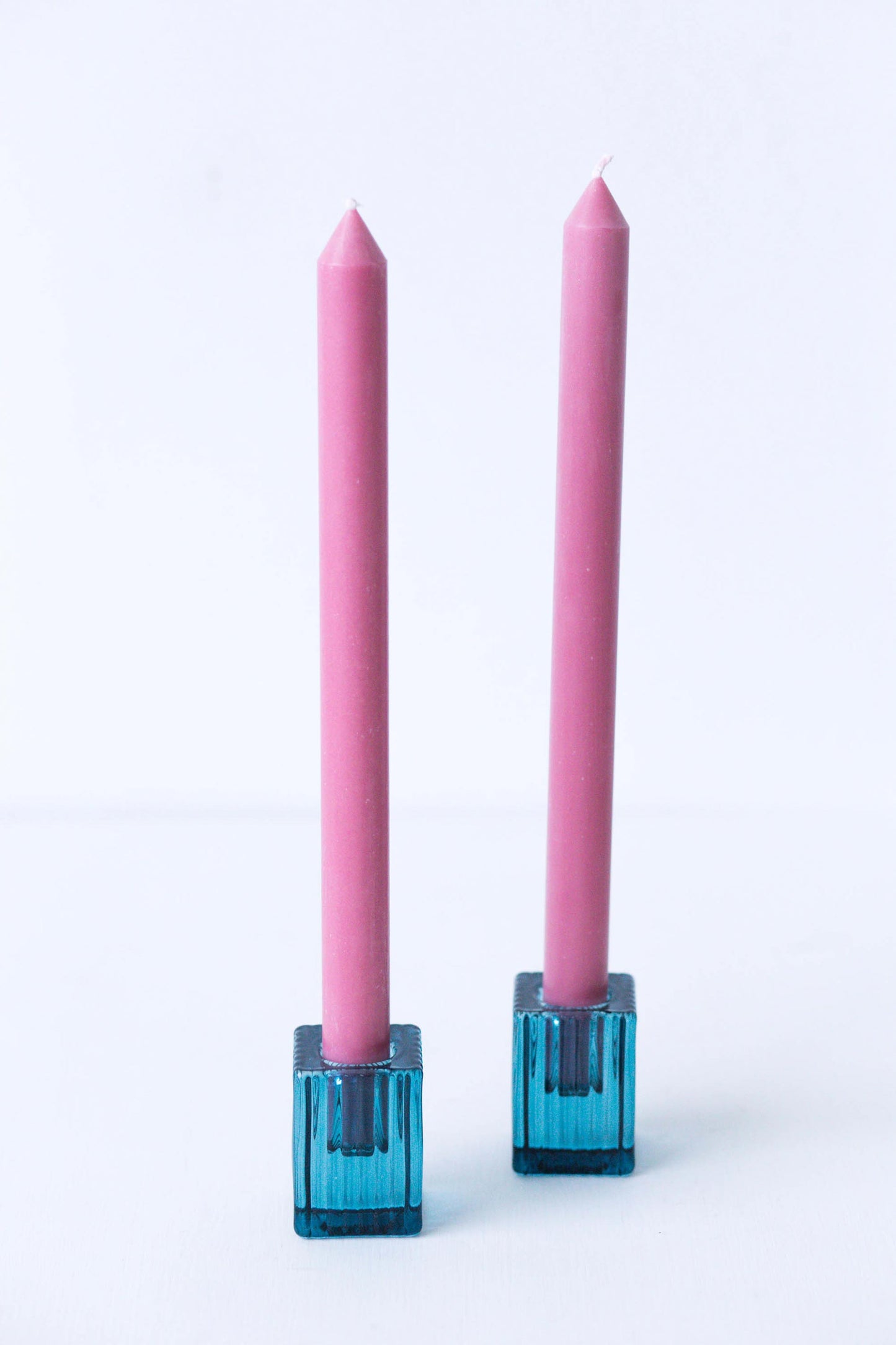 Eco Dinner Candle in Dusty Pink