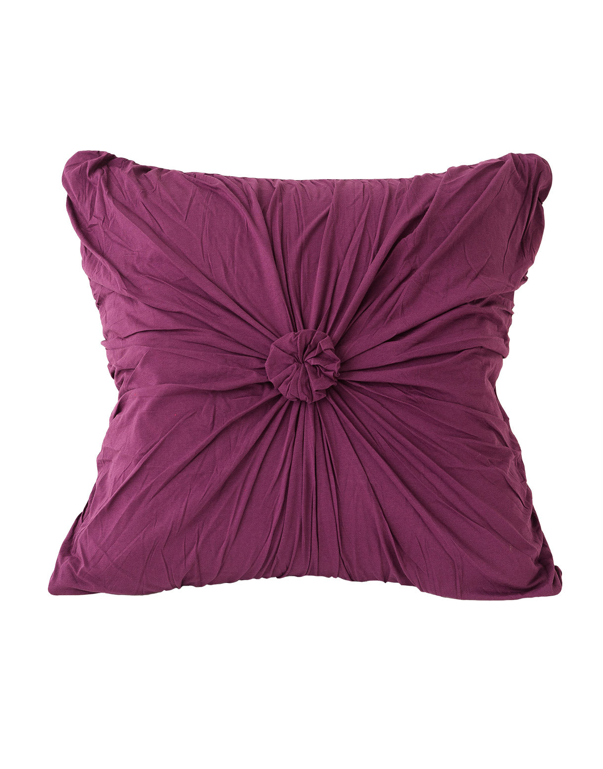 Euro Rosette in Italian Plum *organic cotton