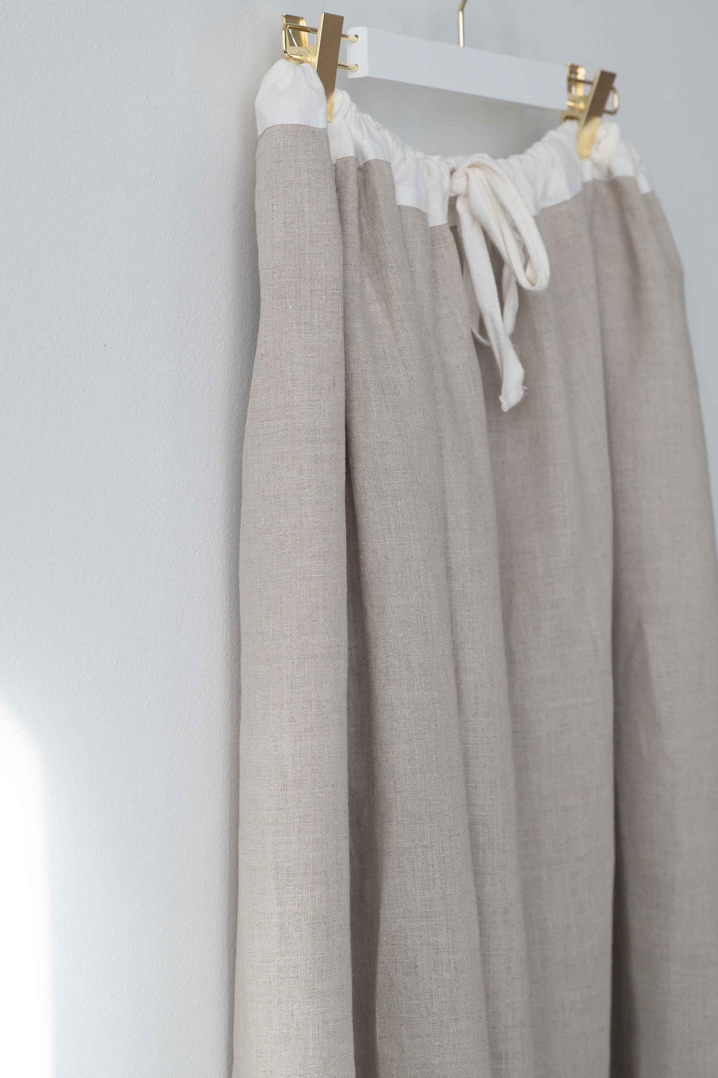 Fion skirt linen with vintage trim