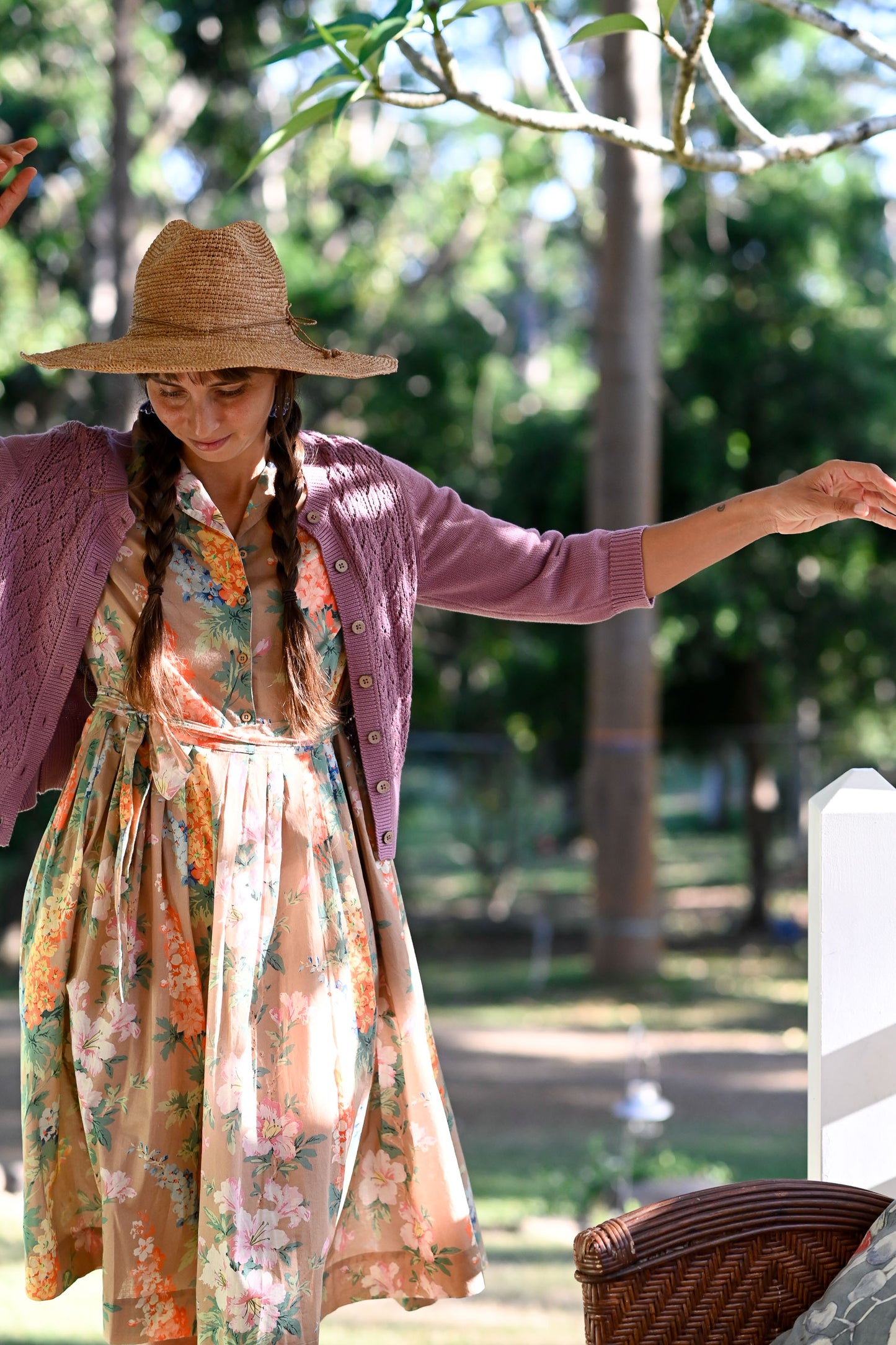 Gianna organic cotton dress Flora