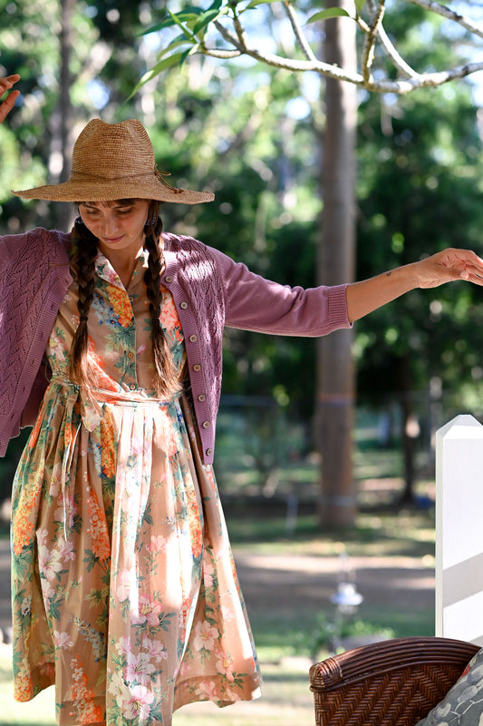 Gianna organic cotton dress Flora