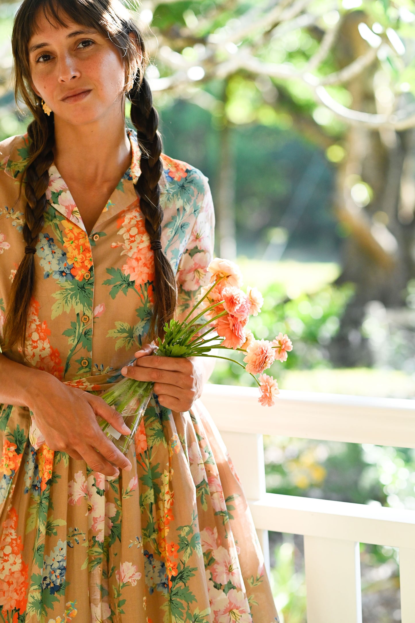 Gianna organic cotton dress Flora