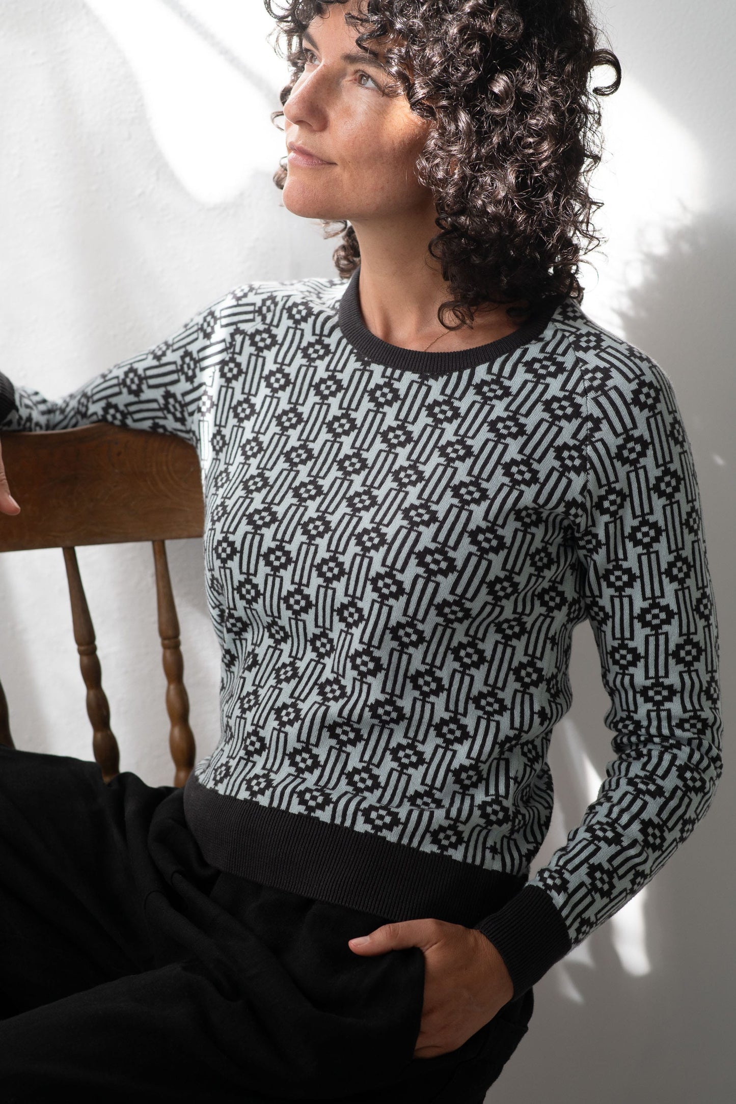 Gwen Jumper Deco in organic cotton