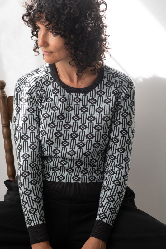Gwen Jumper Deco in organic cotton