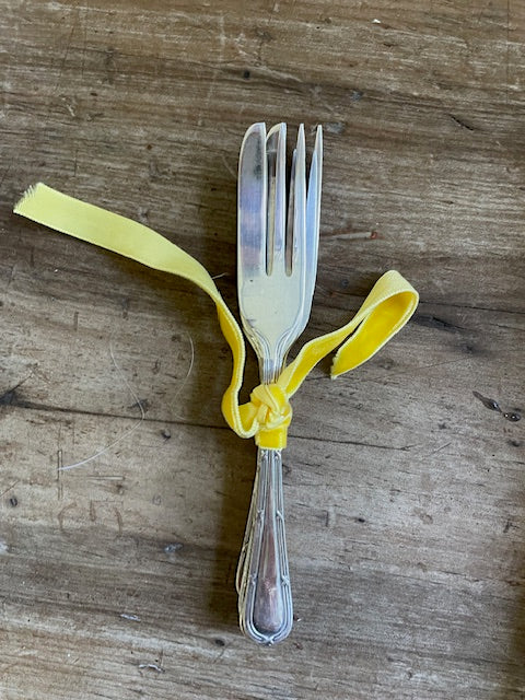 Vintage cake forks set