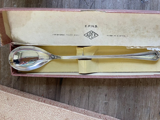 Vintage boxed parfait spoon