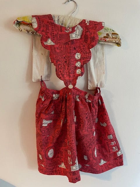 Vintage girls 1950s pinafore