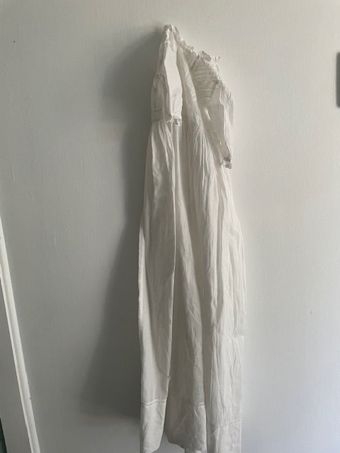 Antique embroidered christening gown