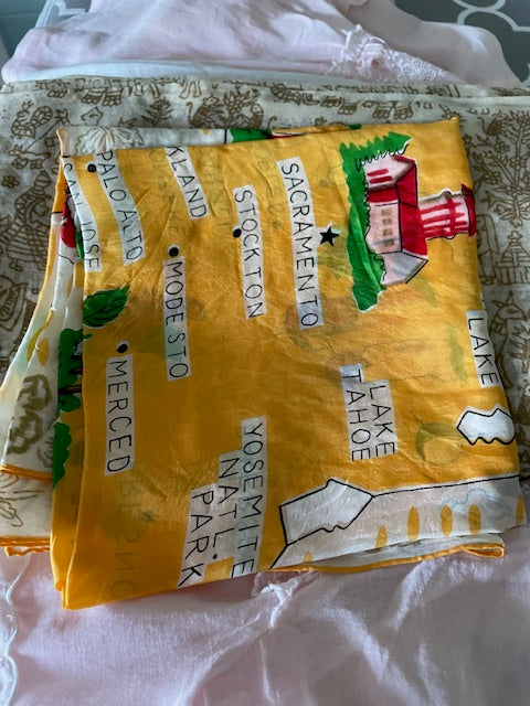 Vintage silk scarf