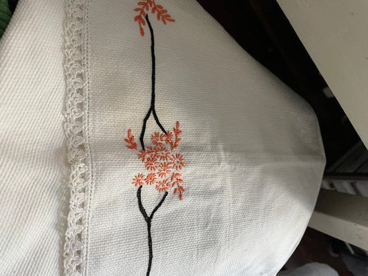 Vintage guest towel