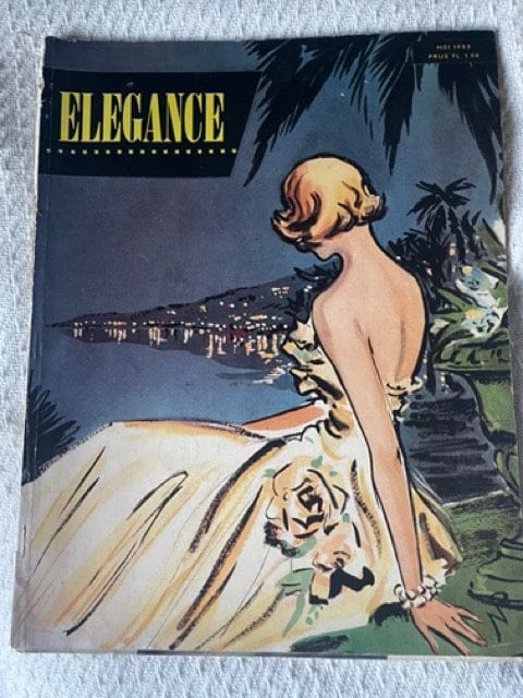 Rare Vintage Elegance Magazine 1953