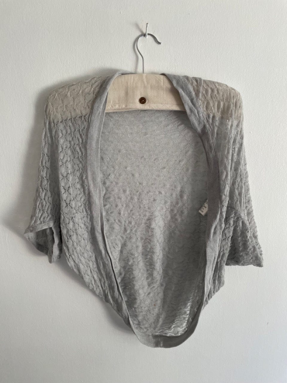Pre-loved light grey shrug