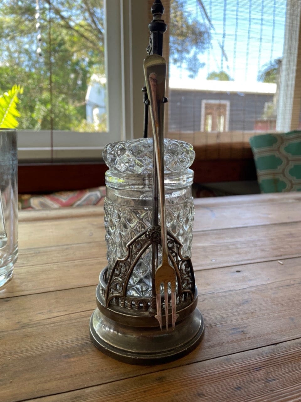 simpson hall miller quadruple plate pickle jar