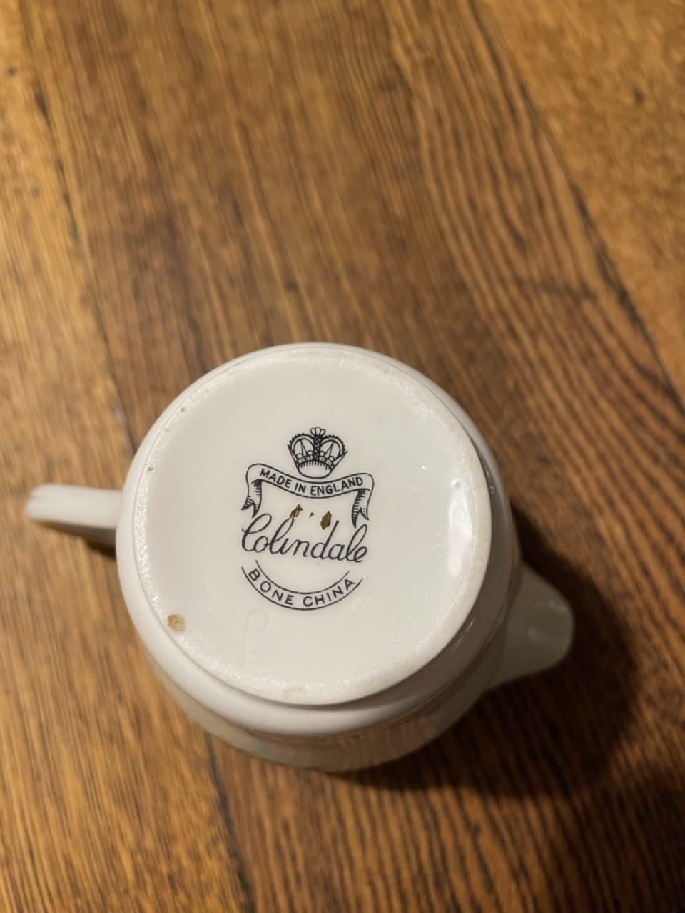 Vintage Colindale bone china milk jug