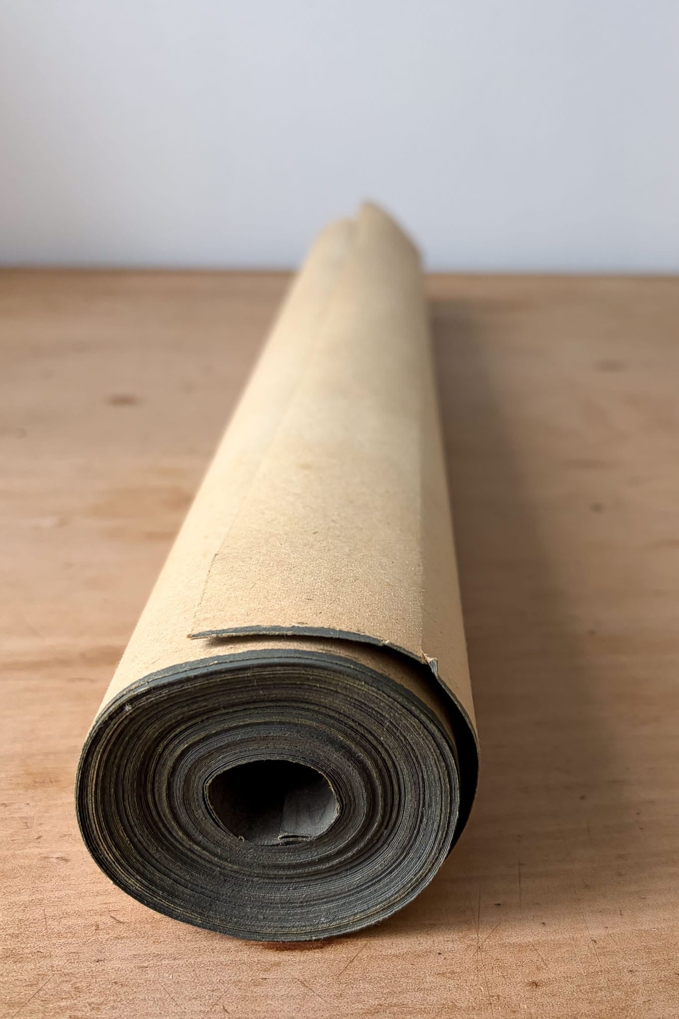 Vintage Wallpaper roll #6 dark green floral