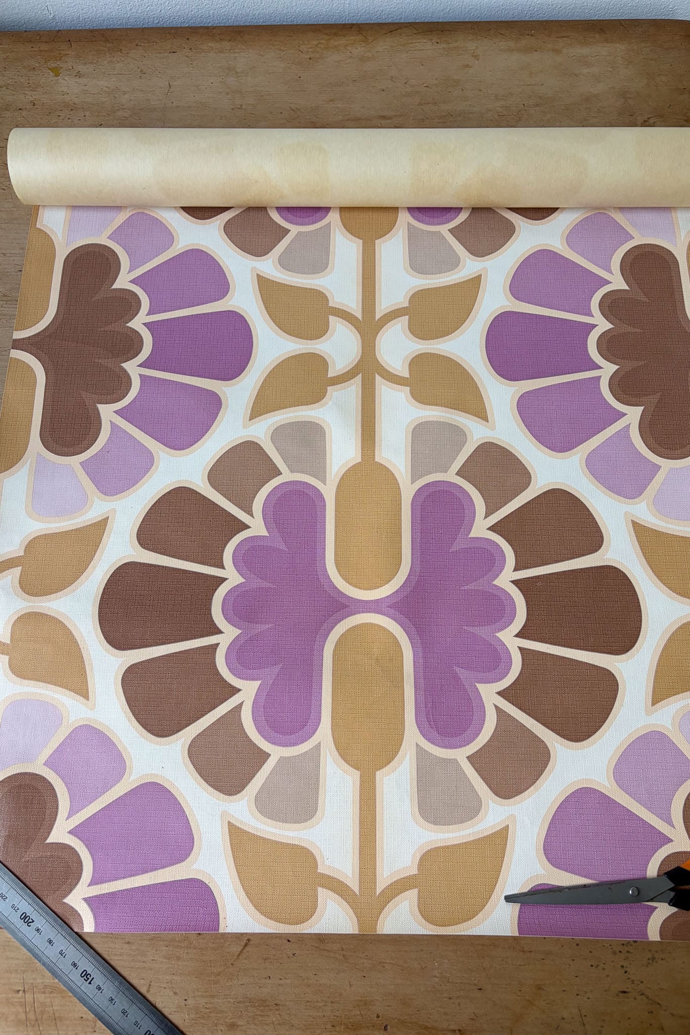 Vintage Wallpaper roll #4 - 60s/70s abstract
