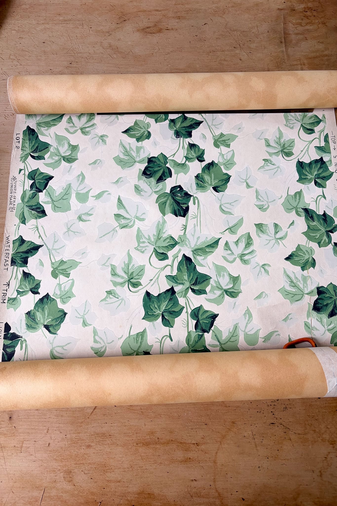 Vintage Wallpaper roll #5 Ivy