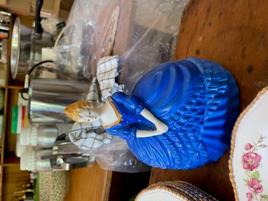 Vintage crinoline lady trinket box