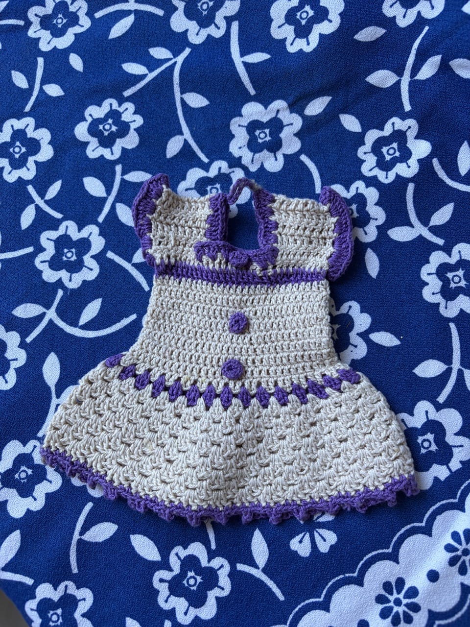 Vintage novelty crochet pot holders