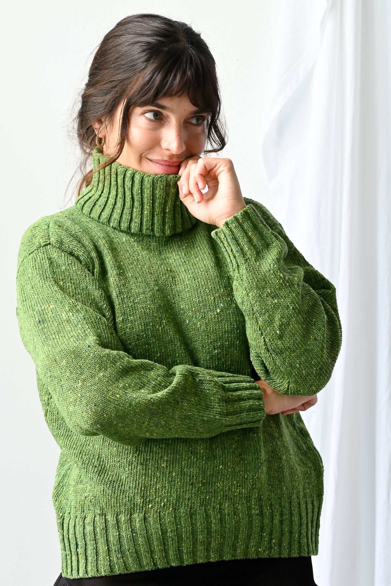 Marcia Woollen Jumper Green
