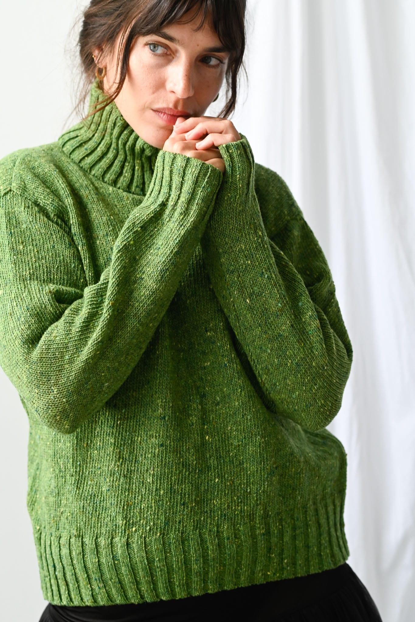 Marcia Woollen Jumper Green