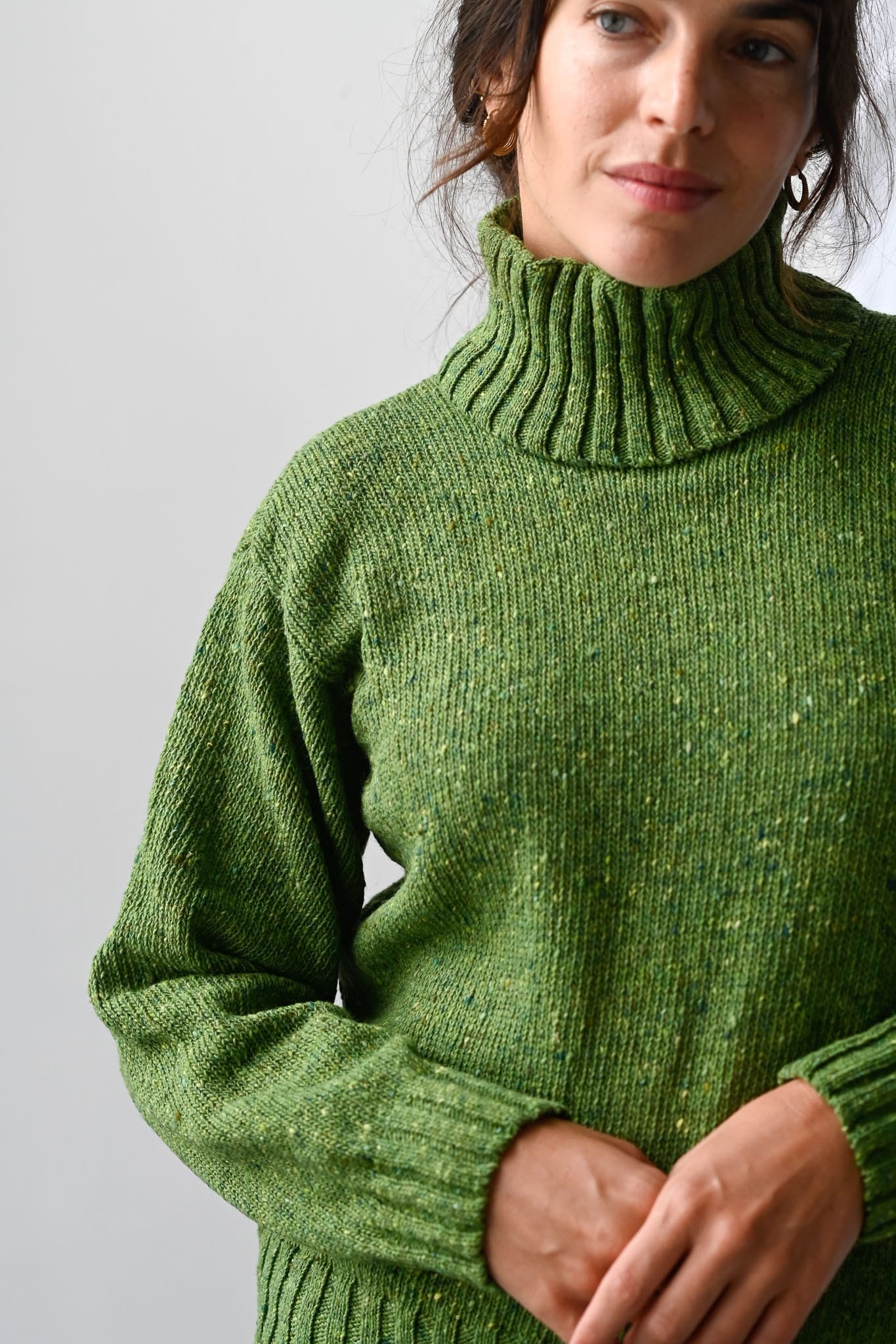 Marcia Woollen Jumper Green