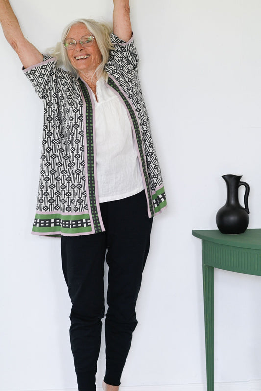 Lola Cardigan Deco organic cotton
