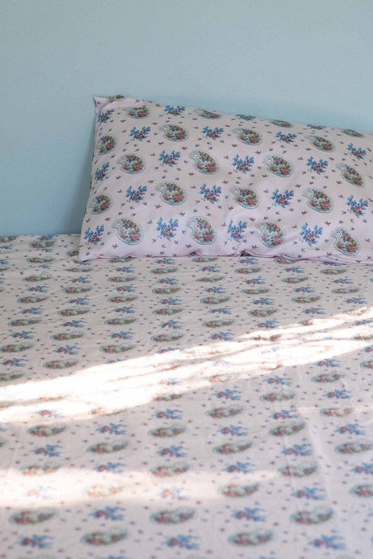 Palettes & Swallows Sheet Set Q