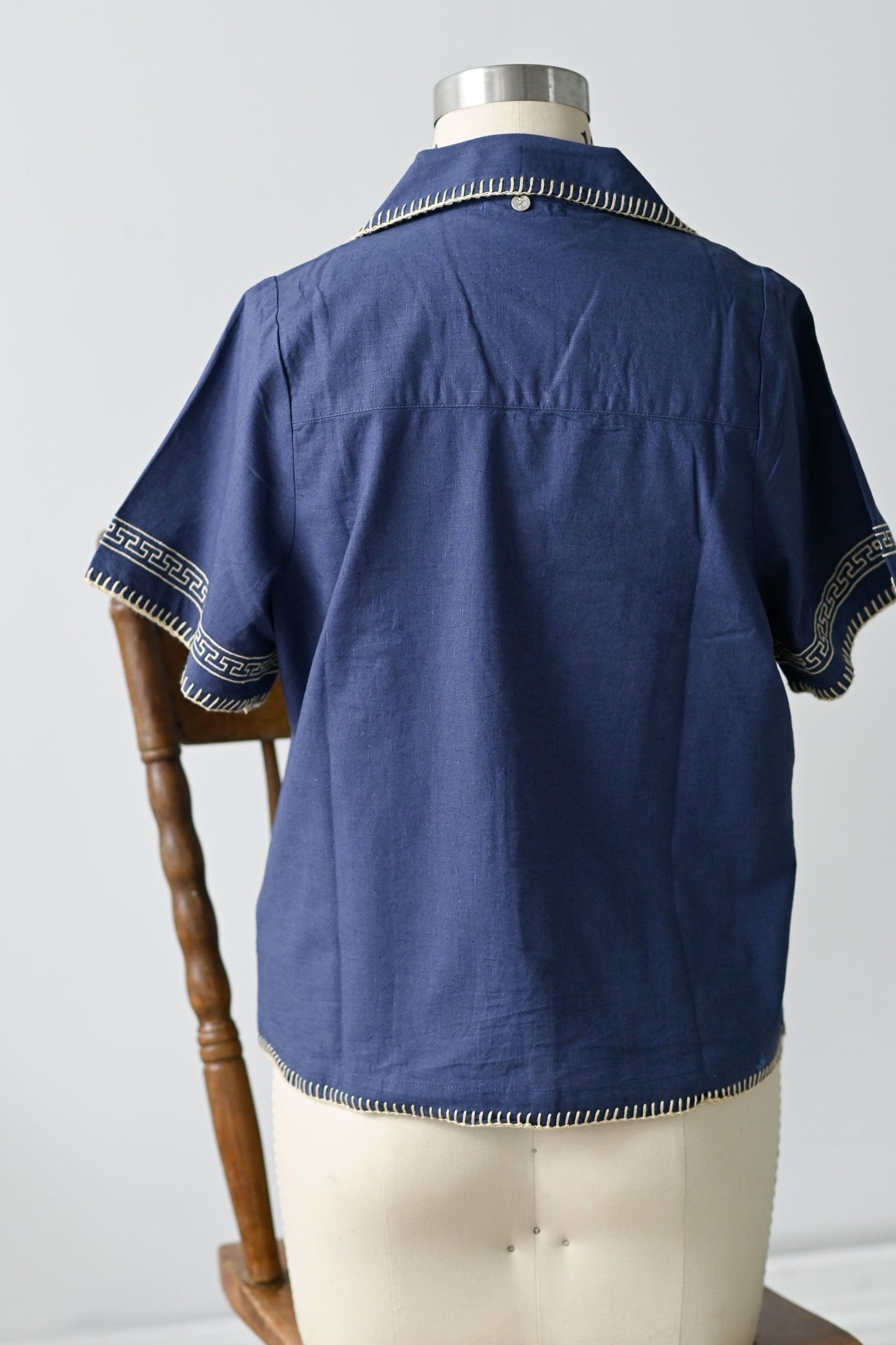 The Paloma Button-Down shirt with embroidery