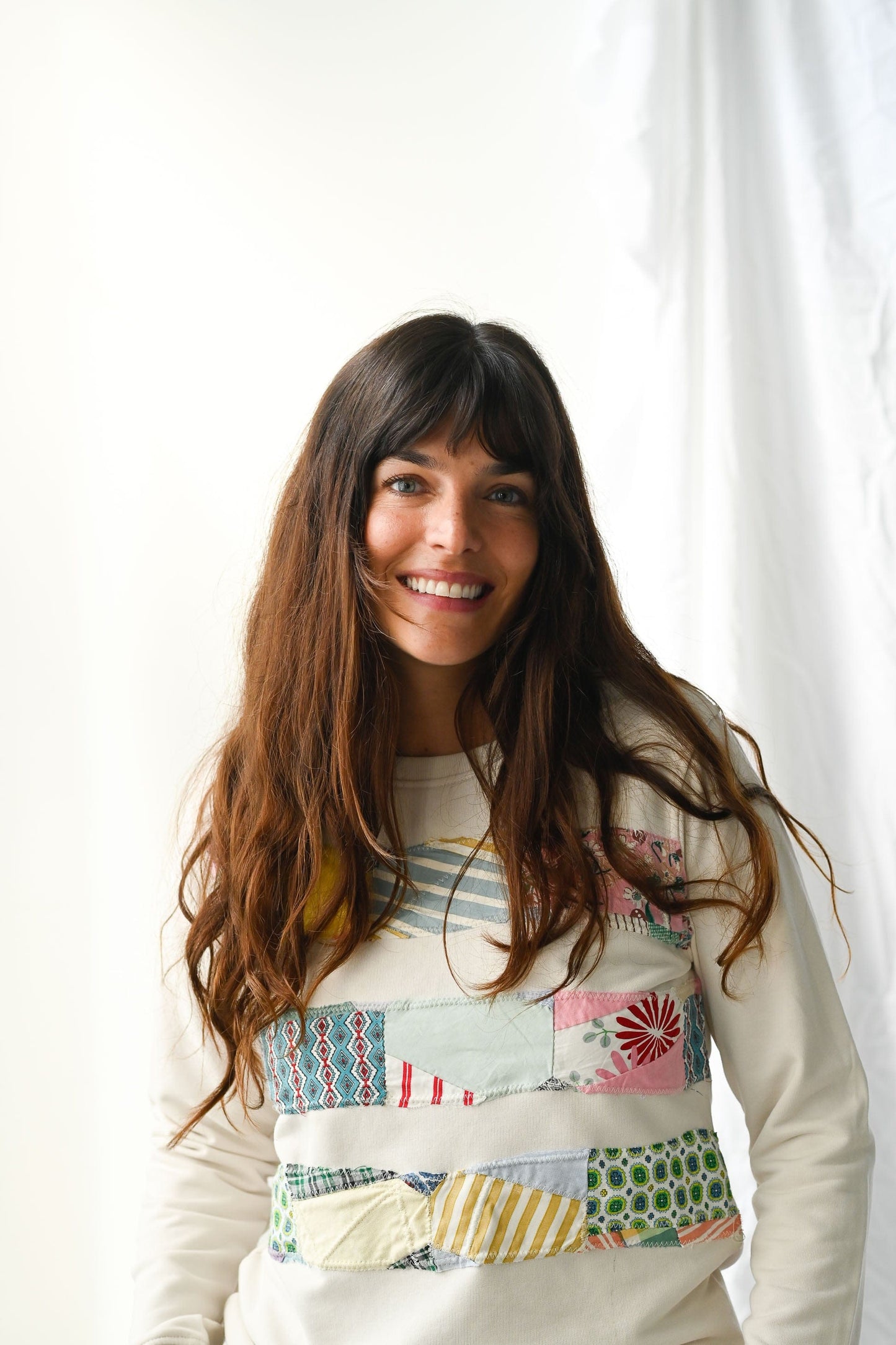 Patchwork Striped Sweatshirt