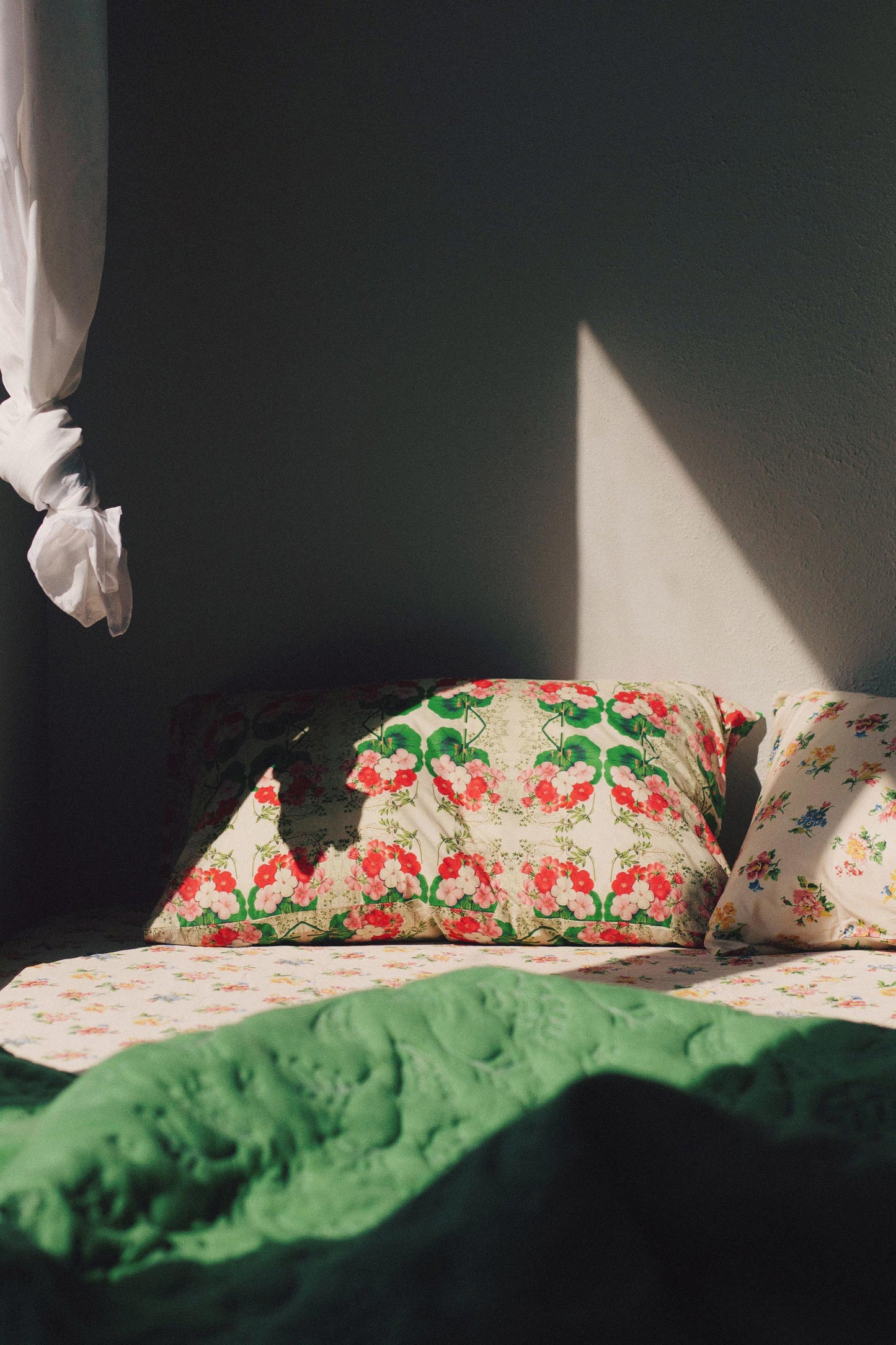 Pelargonium pillowcase set *organic cotton