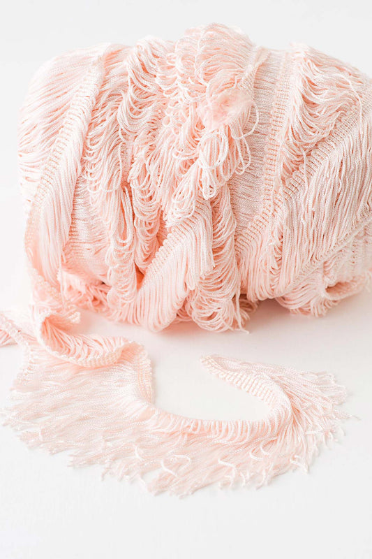 Pink Vintage Fringe Trim