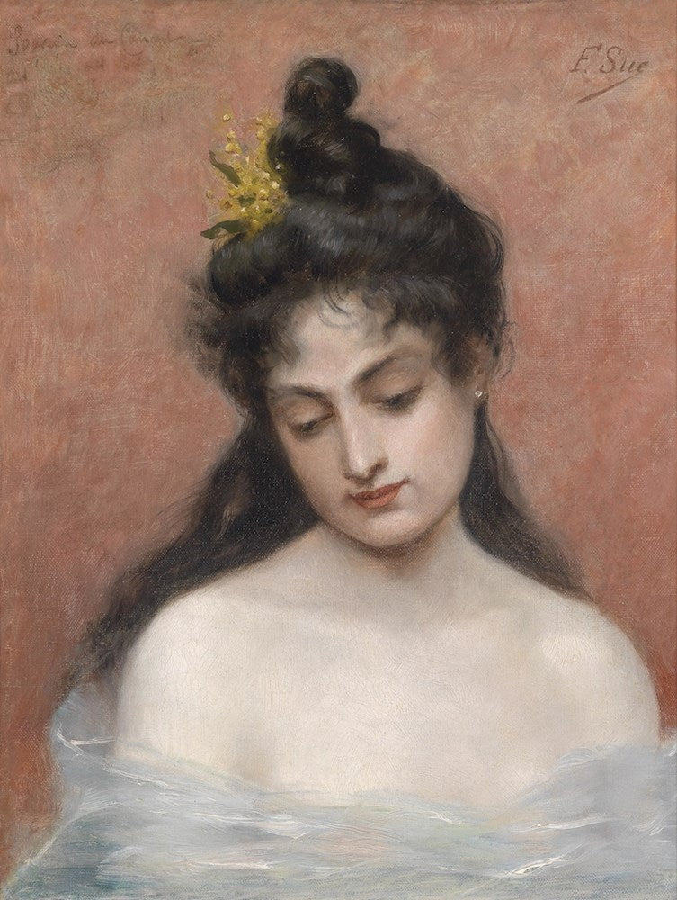 Art Print 28.4 Portrait of Young Woman