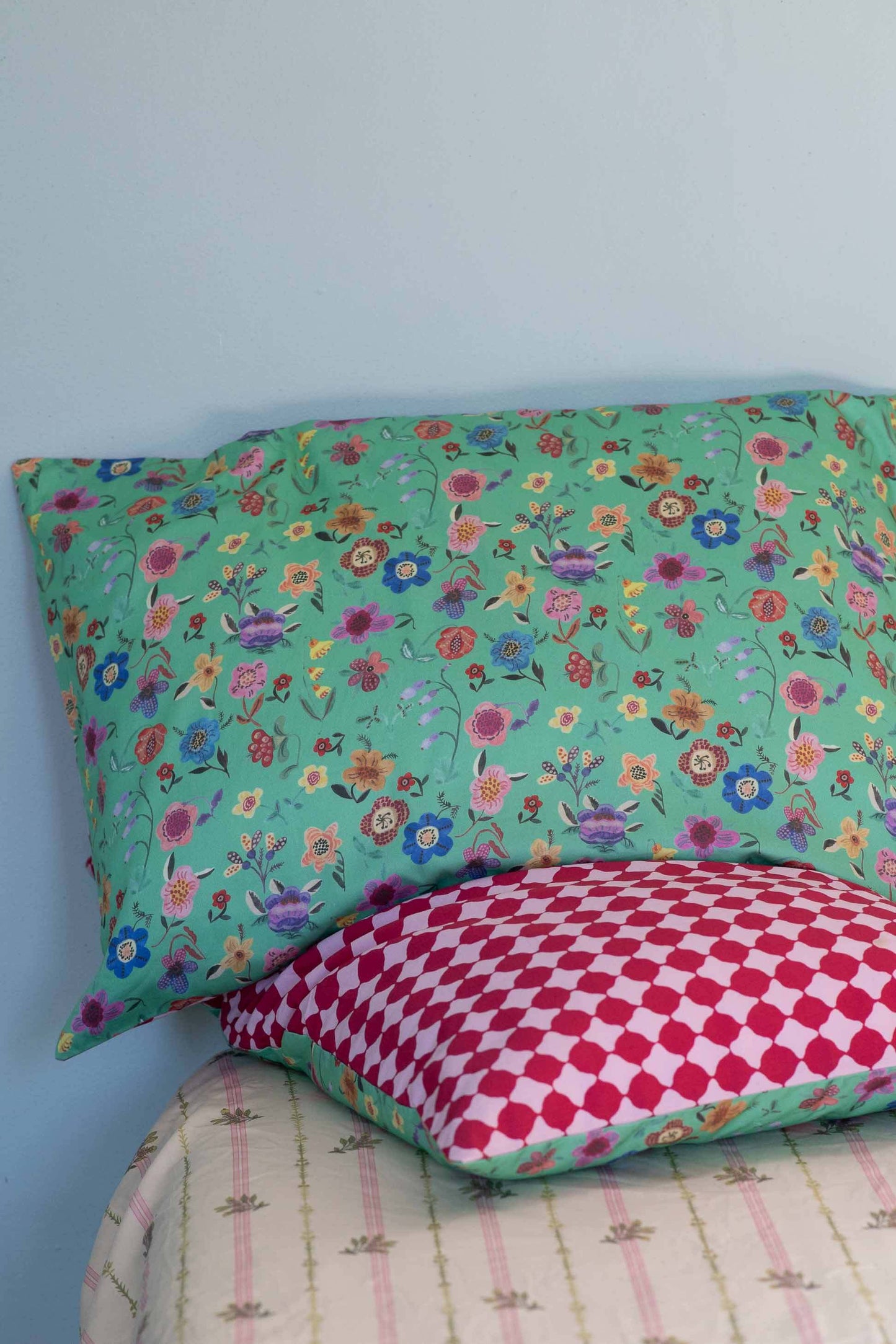 Prairie Folk pillowcase set *organic cotton