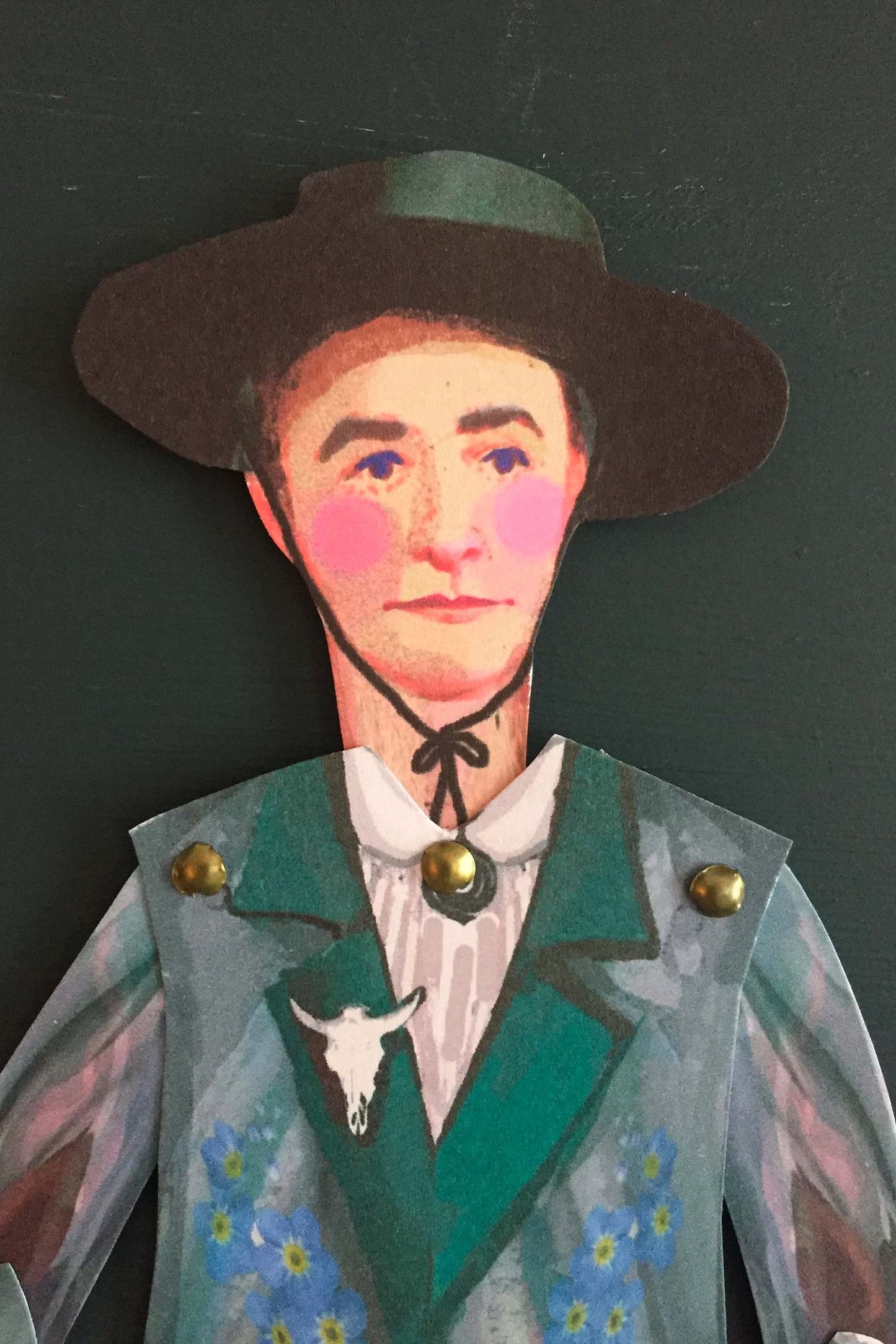 Georgia O'Keeffe Art Puppet