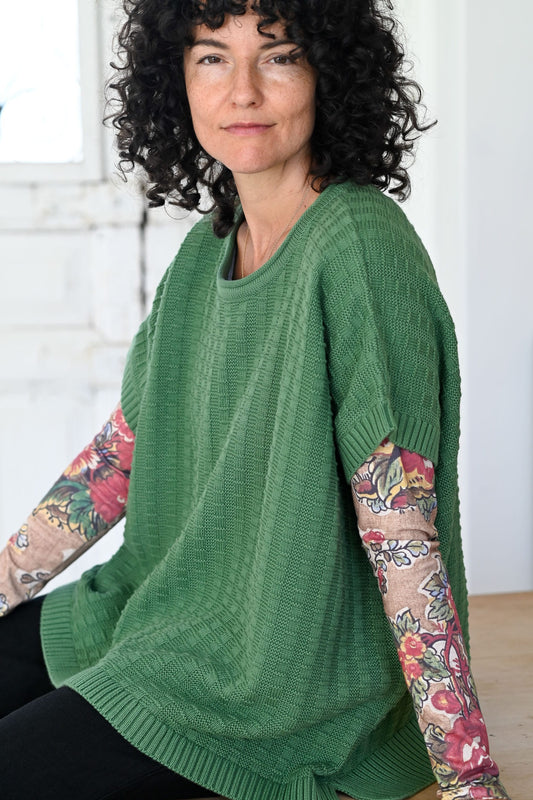 Rennie vest Comfrey organic cotton