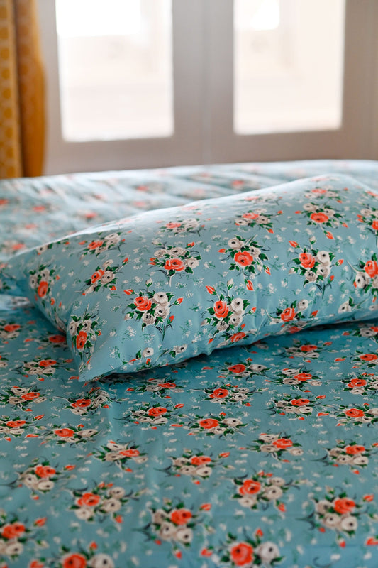 Rosebank pillowcase set organic cotton