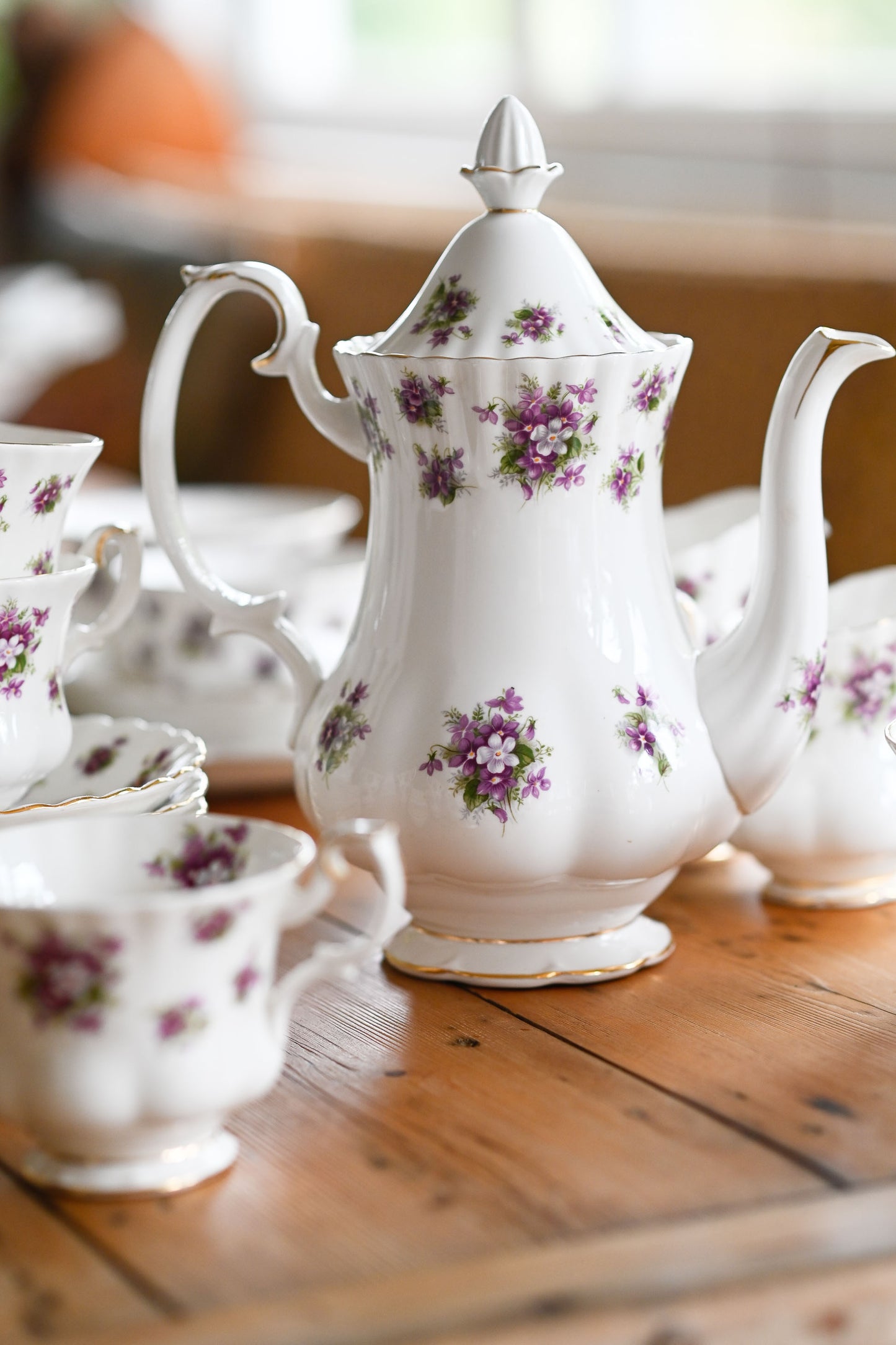 Vintage Royal Albert Sweet Violets Tea set 53 piece