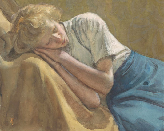 Art Print 23.3 Resting Girl